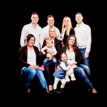 grote familiefoto