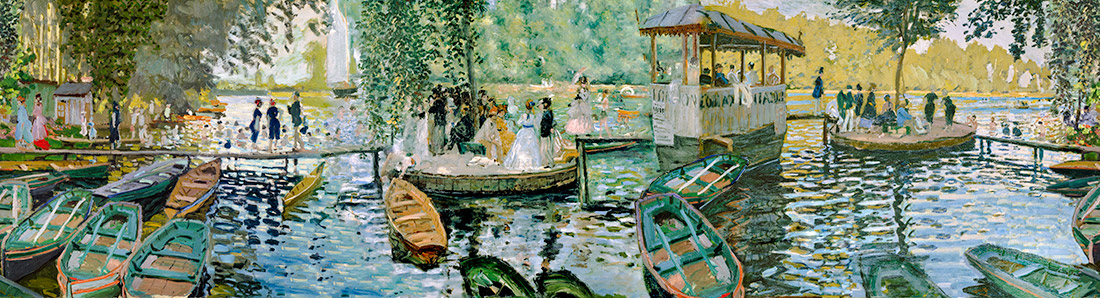 La Grenouillere Monet Renoir